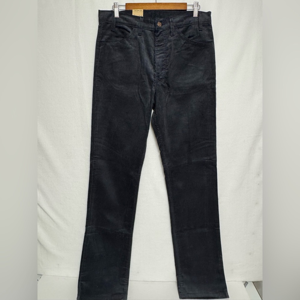 Levis Men’s 519 Corduroy Pants Black Deadstock USA White Tab R Only 34x34